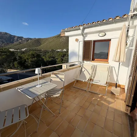 Atico Con Terraza Y Vistas Al Mar En Primera Linea Daire Port de Pollença